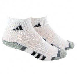 Adidas Mens Performance Quarter White 2 Pack