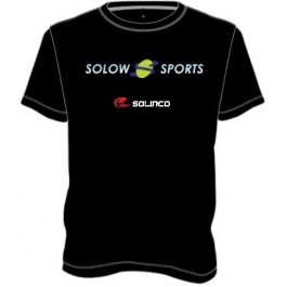 Solow Sports Logo Solinco T Shirt Black