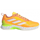 Adidas Womens Avacourt Orange Tennis Shoe Sneaker
