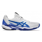 Asics Mens Gel Solution Speed FF 3 Whtie/Blue Tennis Shoe