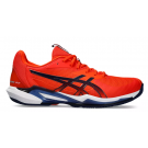 Asics Mens Gel Solution Speed FF 3 Orange Tennis Shoe