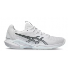 Asics Womens Gel Solution Speed FF 3 White/Silver Tennis Shoe