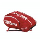 Wilson Mini Tour 6 Pack Red Bag Tennis Paddle