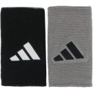 Adidas Reversible Long Wristbands Black/Gray